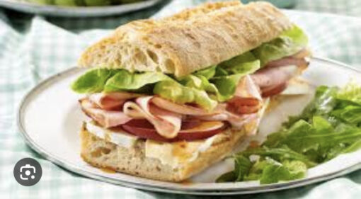 1/2 Ham and Cheese Sandwich