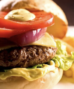 Beef Burger & Fries