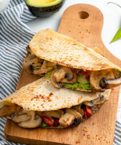 Mushroom Cheese Quesadilla
